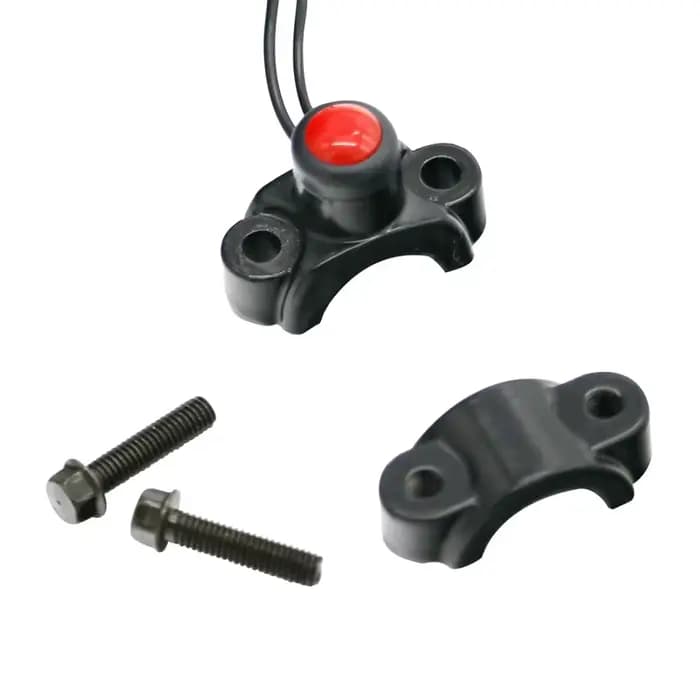 LMoDri – interrupteurs universels pour moto, en aluminium, 22mm, montage sur guidon, phare, démarrag