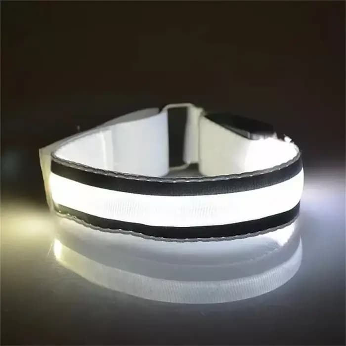 Bande lumineuse LED réfléchissante, nouveau bras, ceinture de sécurité pour la course de nuit, le cy