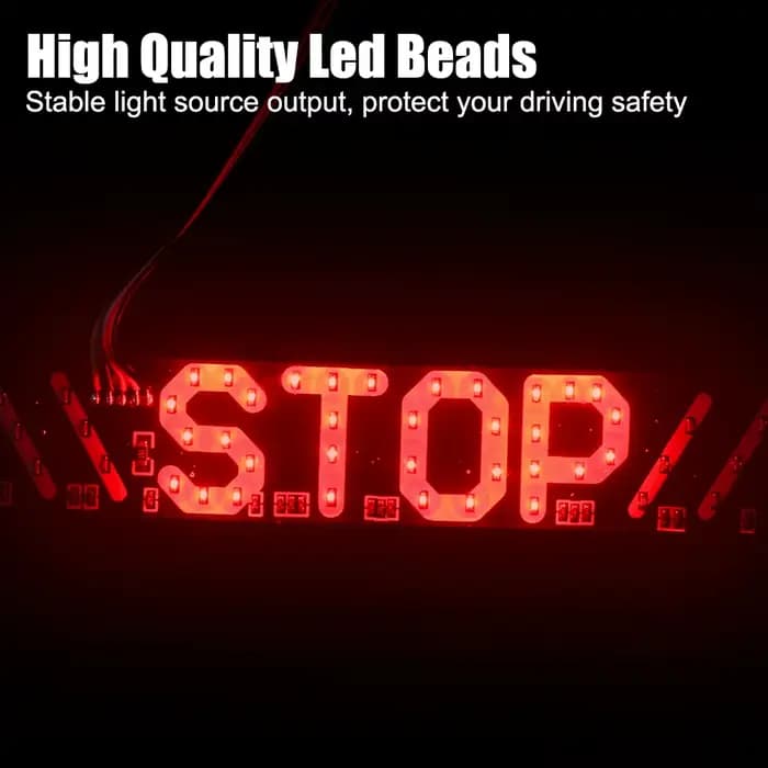 Clignotant LED universel pour moto, feu stop, clignotants, magasins de virage, feu arrière droit, pl
