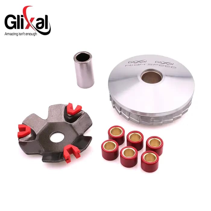 Glixal GY6 – Kit de variateur de course haute Performance, avec poids de rouleau de 6.5 grammes pour