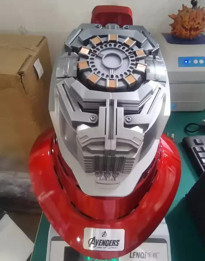 Casque 1/1 Mk5, Mk50, Mk17 avec commande vocale à distance, masque facial automatique avec lumières