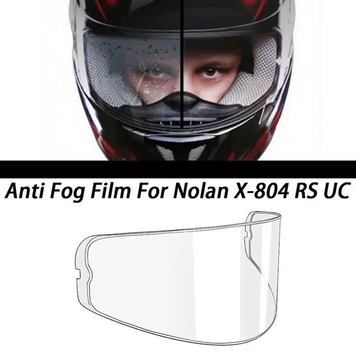 Film Anti-buée pour visière de casque, pour Nolan X-804 RS UC X 804