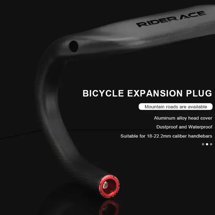 1 paire de bouchons d'extrémité de guidon de vélo en alliage d'aluminium, embout de guidon de vélo d