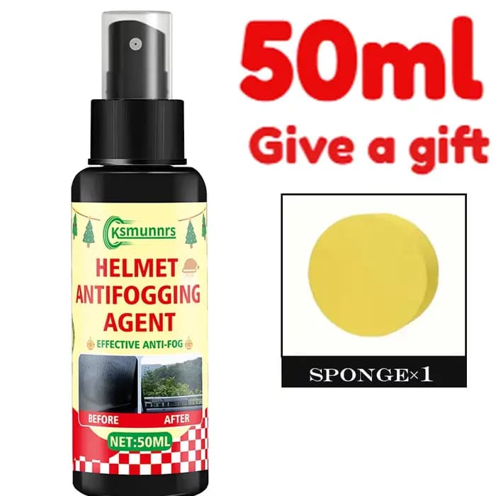 Spray antibuée pour casque de moto, nano-revêtement durable améliore la vision pour tous les casques