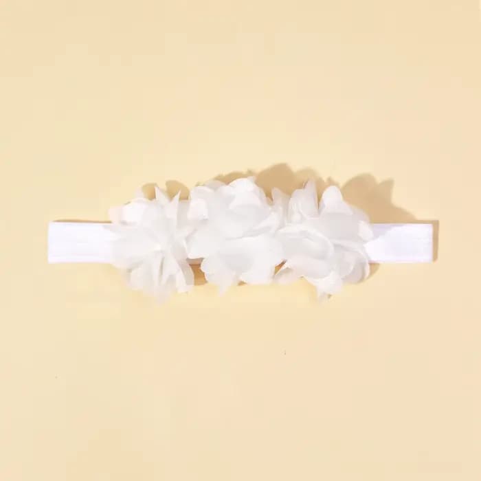 Bandeau artificiel astique en Mousseline de Soie Solide pour Bébé, Accessoire de Princesse pour Nouv