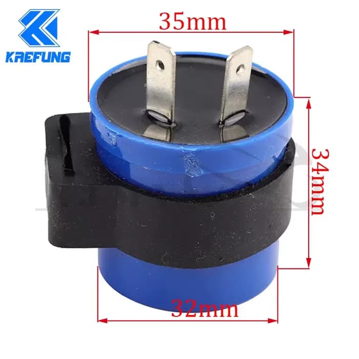 Clignotant intégré bleu pour moto, moteur, buzzer, clignotant, indicateur de citations, entrée DC 6V