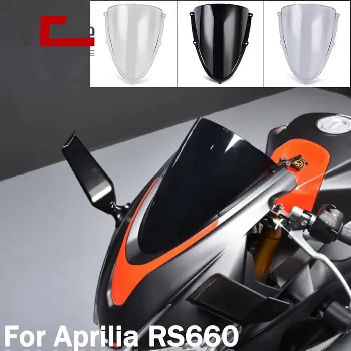 Pare-brise 2020-2024 pour Aprilia RS660 2023 2022 2021, accessoires de moto, déflecteurs de vent RS
