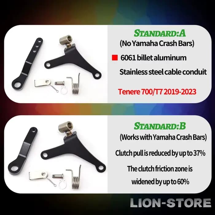 Embrayage à 1 doigt pour yamaha Tenere 700 T700 2019 2020 2021T 7 2022 2023 2025 T 700, accessoires