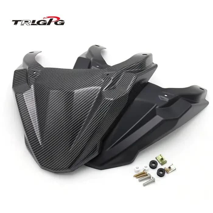 Garde-boue de roue avant texture fibre de carbone, pour Yamaha MT 09 Tracer 900 GT FJ09 18 2019 2020