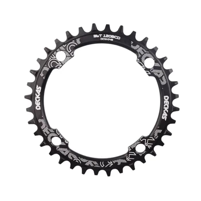 DECKAS-Plateau de manivelle VTT, réparation creuse, 120BCD, 36T, 38T, 40T, 42T, 44T, BCD approprié,