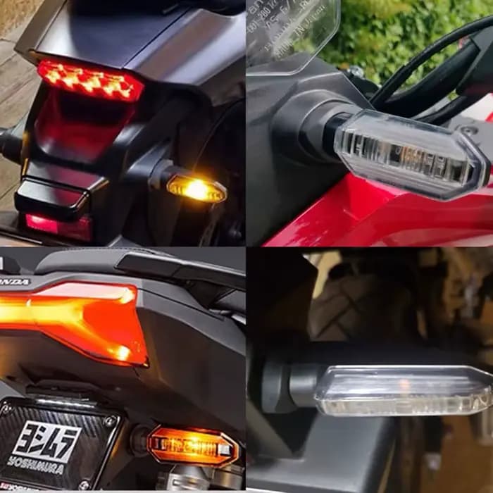 Clignotants LED pour Moto, enquêter Arrière pour Honda et Yamaha