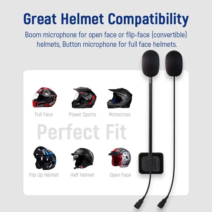 Lexin-oreillette Bluetooth B4FM-X pour moto, appareil de communication pour casque, Intercom de Type