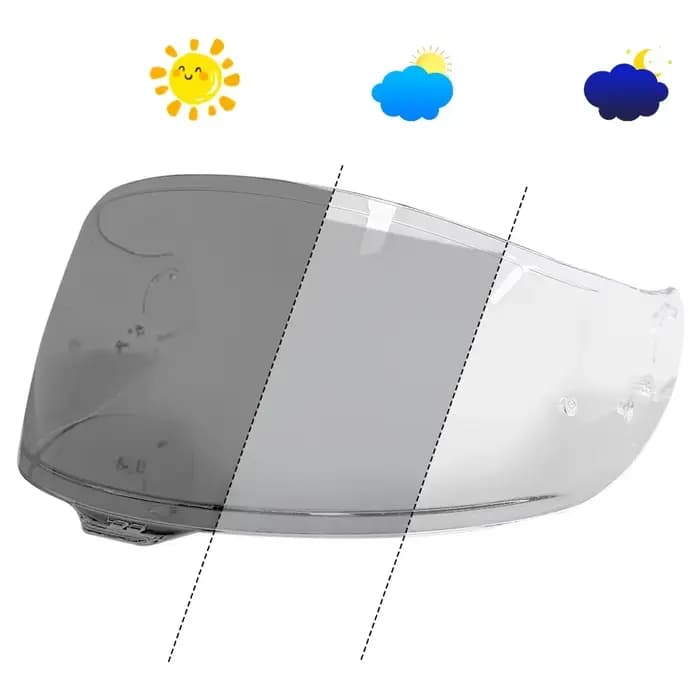 Pour SHOEI GT-Air3 IGHT-AIR III Casque Photochromique Visière Visage Moto Casque Bouclier Lentille