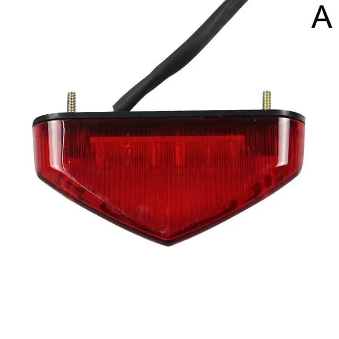 Enquêter arrière universel pour moto, feu arrière, frein moteur, feux stop, planificateur de plaque,