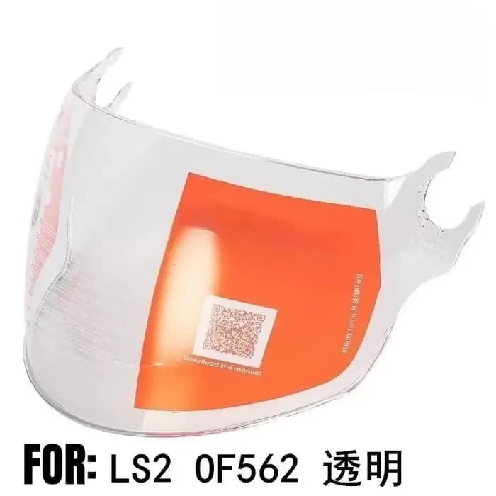 Visière de remplacement pour casque, lentille pare-vent pour casque LS2 AIRFLOW OF562, accessoires d