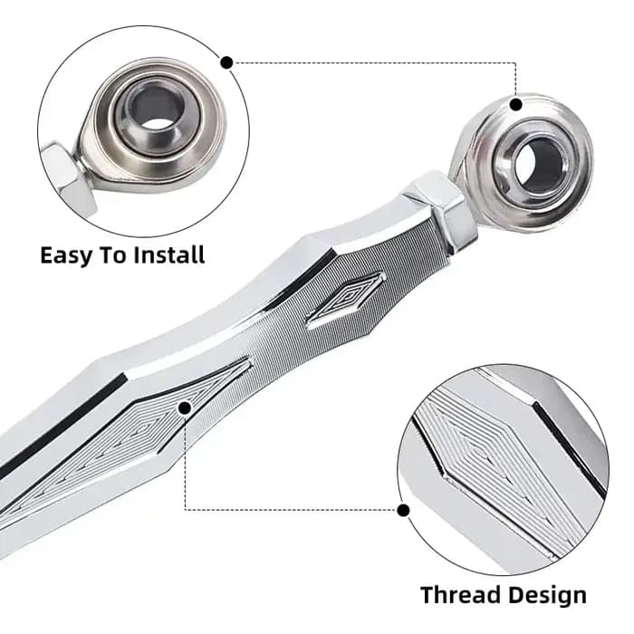 Levier de changement de vitesse chromé, 320mm, pour Harley Touring Road King Glide, Softail Fat Boy,
