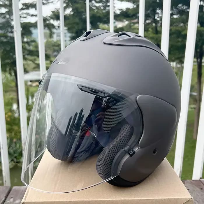 Nouveau SZ-R EVO gris mat demi casque unisexe moto tout-terrain SZ-R EVO