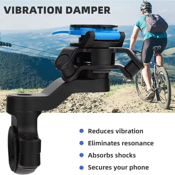 Support universel pour smartphone QUAD LOCK avec amortisseur de vibrations pour guidon de moto