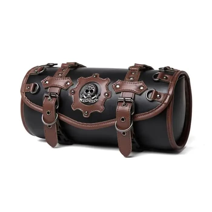 Sac de Face de Moto Rétro en Cuir PU