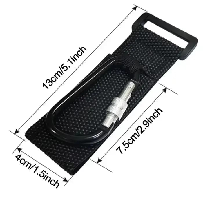 Crochet de suspension pour moto avec serrure
