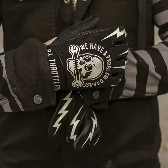 Gants de moto gants de moto course longue coque dure gants d'équitation en cuir gants épais respirants