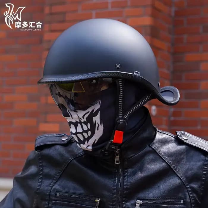 Casques de moto rétro pour hommes