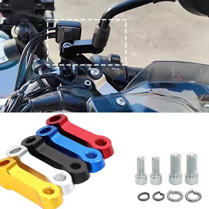 Support d'extension de rétroviseurs de moto