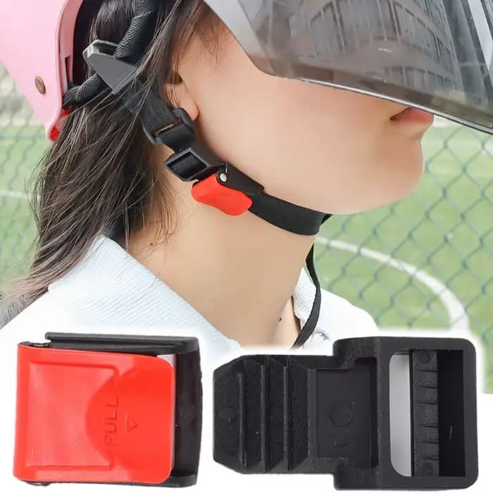 Réinitialisation de sangle de ruisseau pour casque de moto