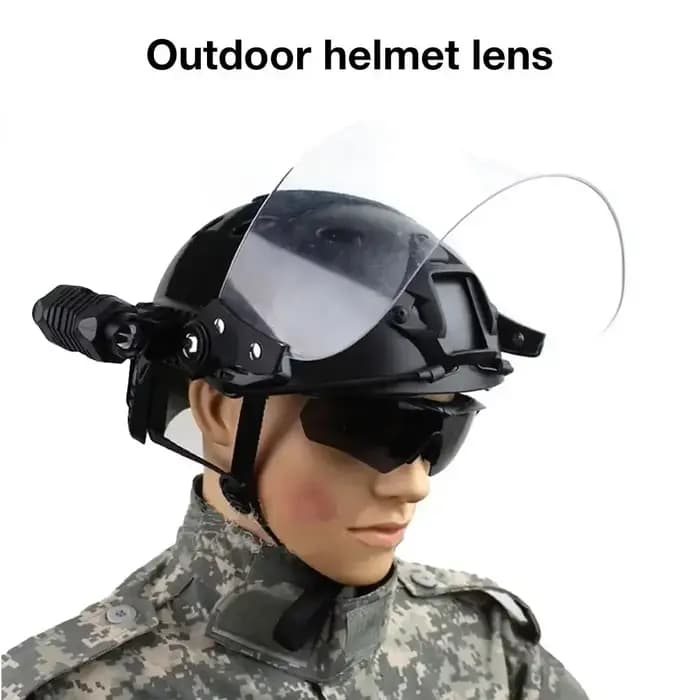 Lunettes tactiques pour casque avec cornes détachables