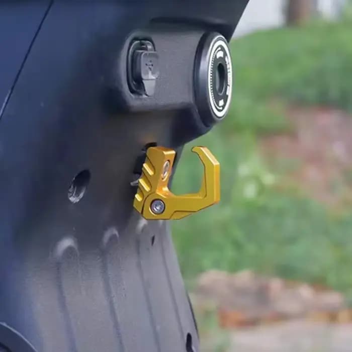Porte-casque de moto CNC en aluminium