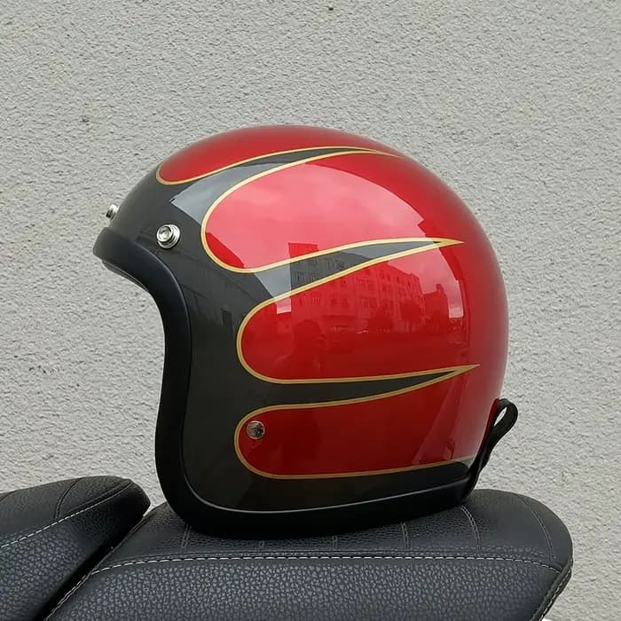 Nouveau casque de Moto Vintage TT & COCASCOS 3/4 visage ouvert Casco