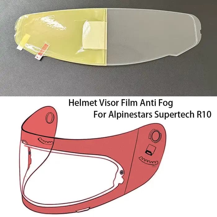 Film anti-buée pour visière de casque de moto