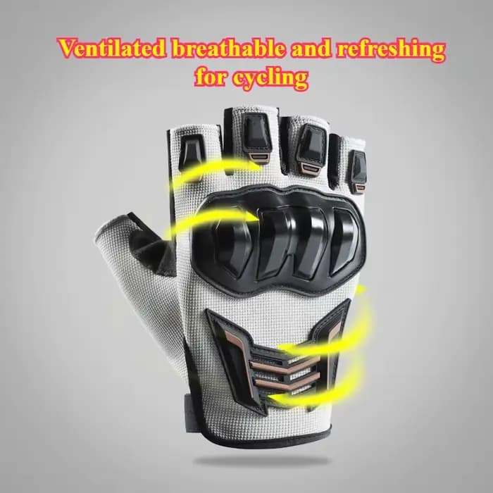 Gants de moto demi-doigt