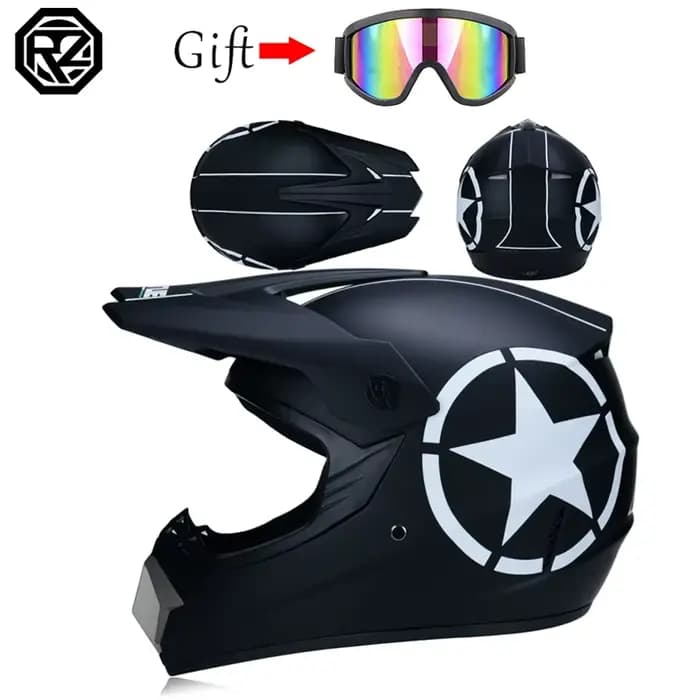 ORZ casque tout-terrain professionnel pour enfants voiture de sport descente AM DH