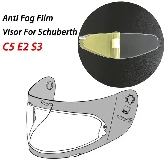 Film anti-buée pour lentille de casque de moto