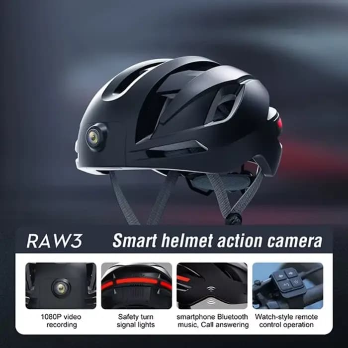 Casque intelligent caméra de sport WIFI 1080P HD enregistrement vidéo Bluetooth