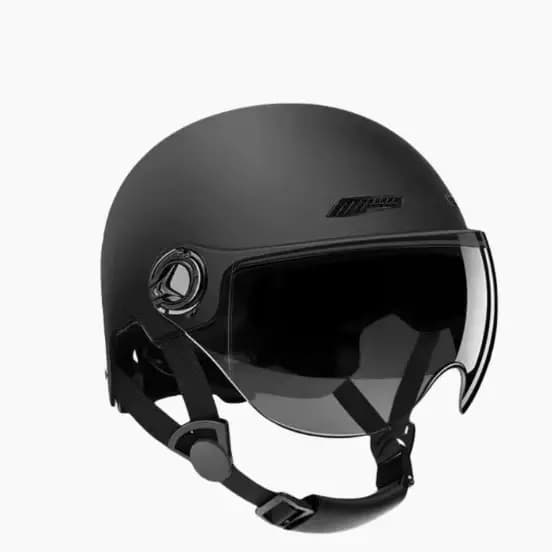 Casque de moto ouvert avec visière