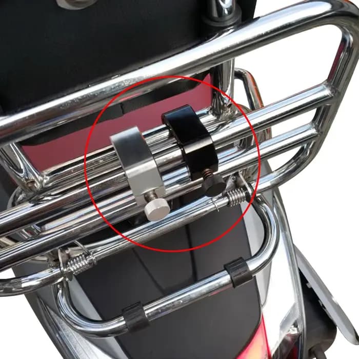 Crochet de cadre de sac en alliage d'aluminium pour moto