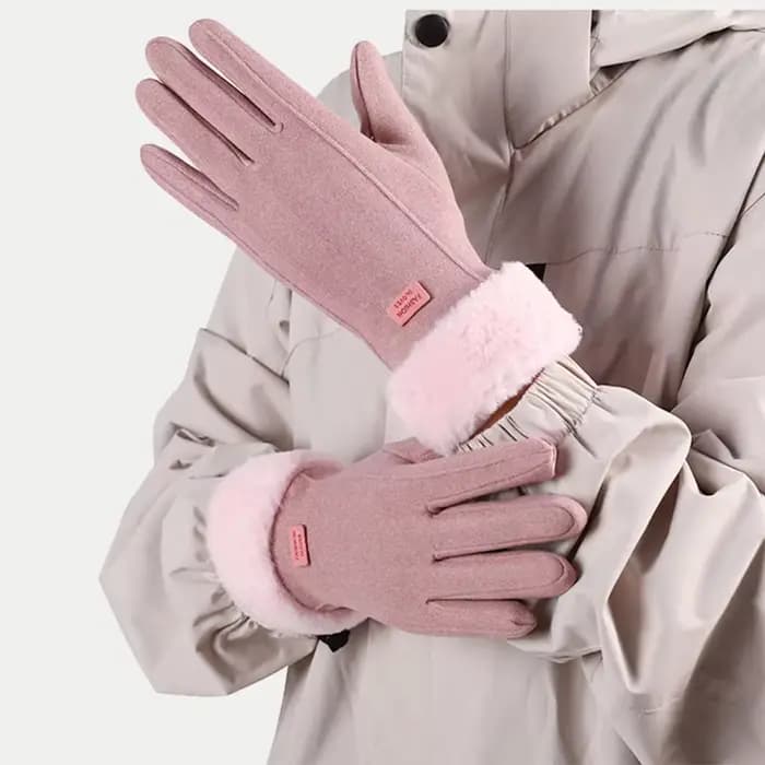 Gants chauds coupe-vent pour femmes
