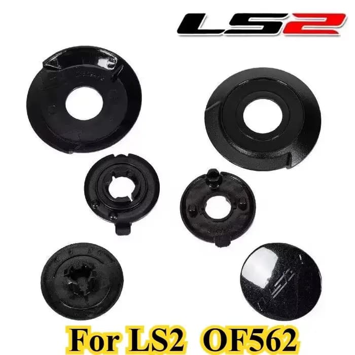 Accessoires de casque AIRFLOW pour LS2 OF562 Boucle de verrouillage/couvercle de lentille/boucle/anneau de