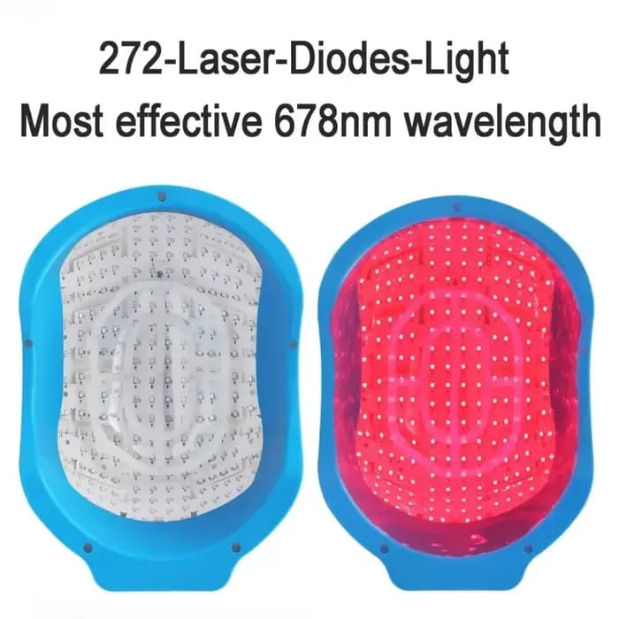 LLLT – casque rouge infrarouge, outil de Massage Anti-perte de cheveux, Diode Laser 272 perles lumineuses, réparation des follicules pileux, Salon de beauté