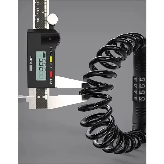 Antivol portable rétractable à câble pour casque
