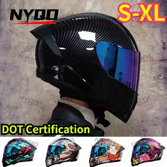 Casque de moto intégral LVS-701 pour la course