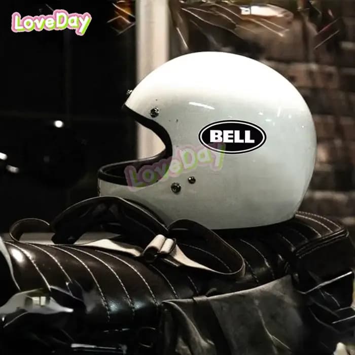 Autocollant de casque de cloche de moto