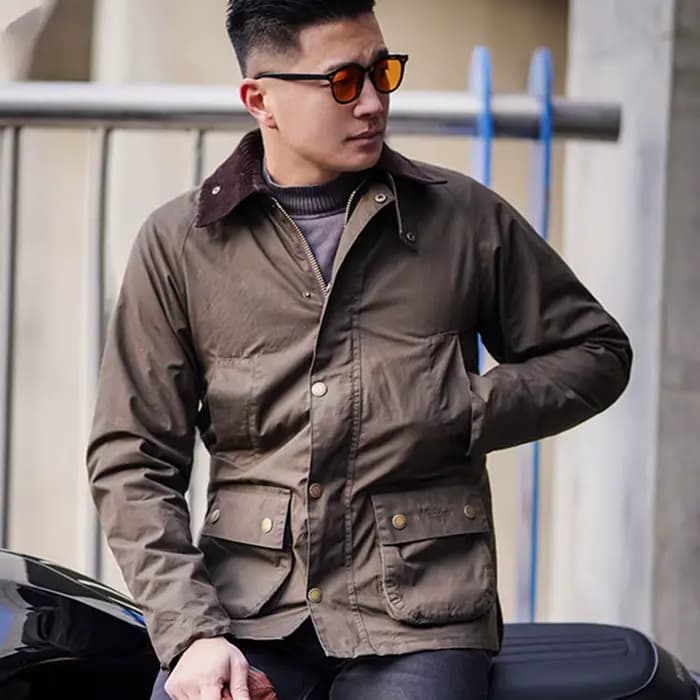 Veste d'équitation de moto vintage pour hommes