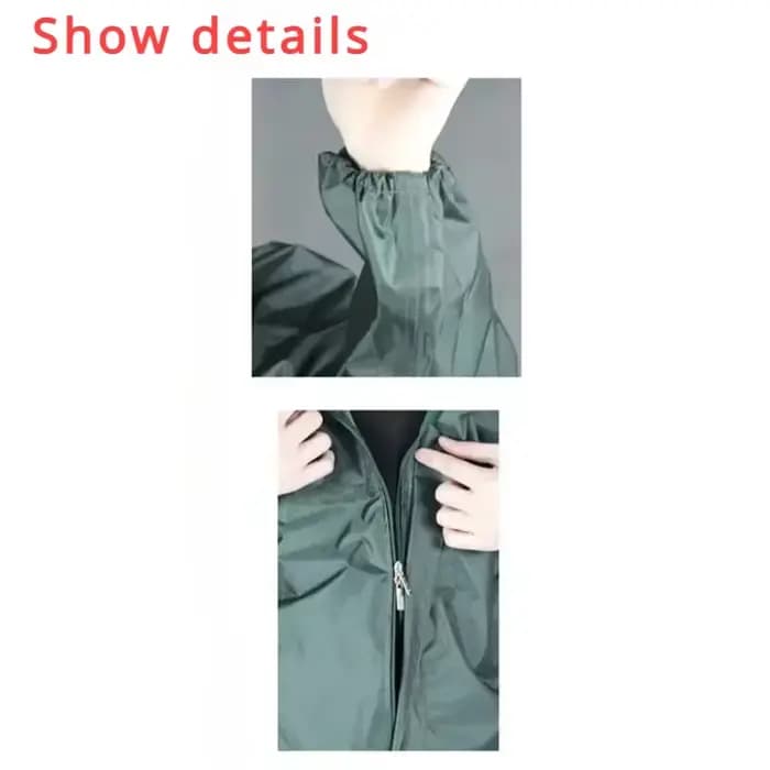 Combinaison imperméable anti-pluie pour moto