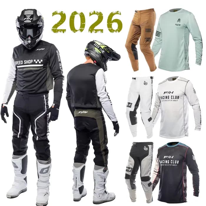2026 FH ensemble d'équipement de Motocross MX Enduro costume hors route Moto maillot