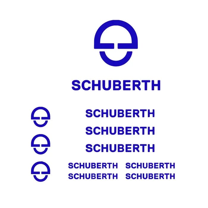autocollants en vinyle pour autocollants de casque Schuberth