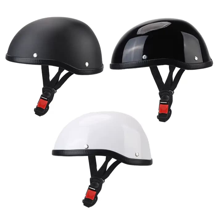Casque de moto ultraléger unisexe rétro Vintage