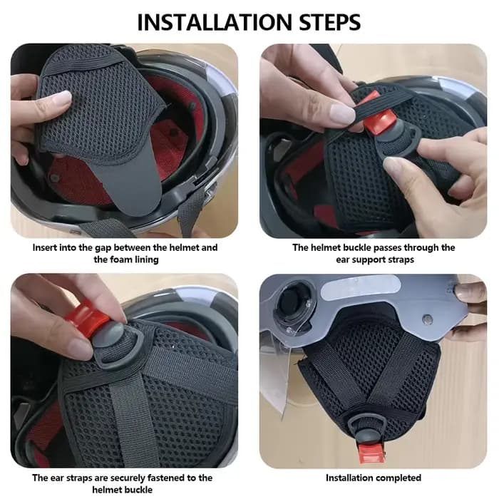 Couvre-oreilles universels détachables pour casque